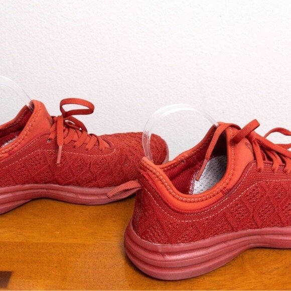 APL Techloom Phantom Womens Sneakers 8 Paprika Running Stretch Textile - Picture 6 of 8